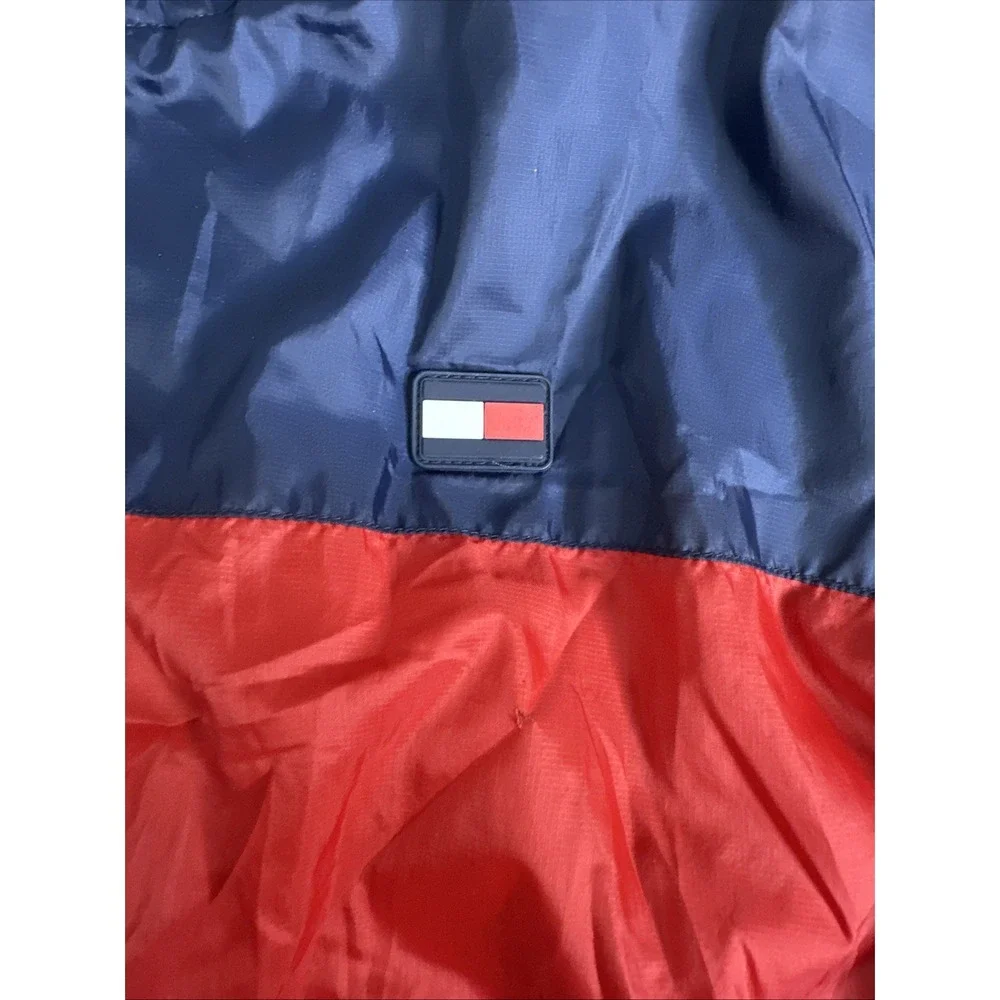 Tommy Hilfiger Windbreaker Jacket‎ Girls Youth Medium Navy